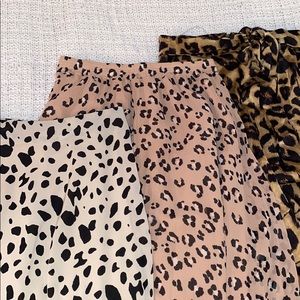3 piece cheetah skirt bundle